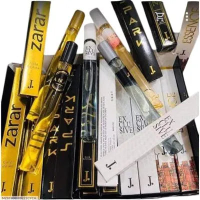 5 Pcs Long Lasting Fruity Pocket Perfume Set for Unisex