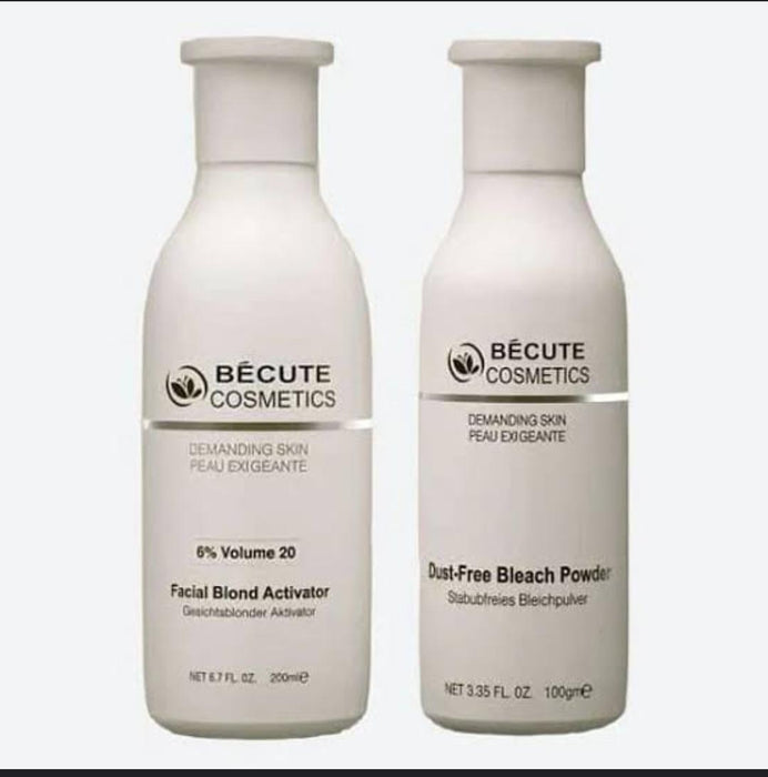 Skincare Bundle: 2 in 1 Facial Blond Activator & Dust-Free Bleach Powder (2 Pcs)