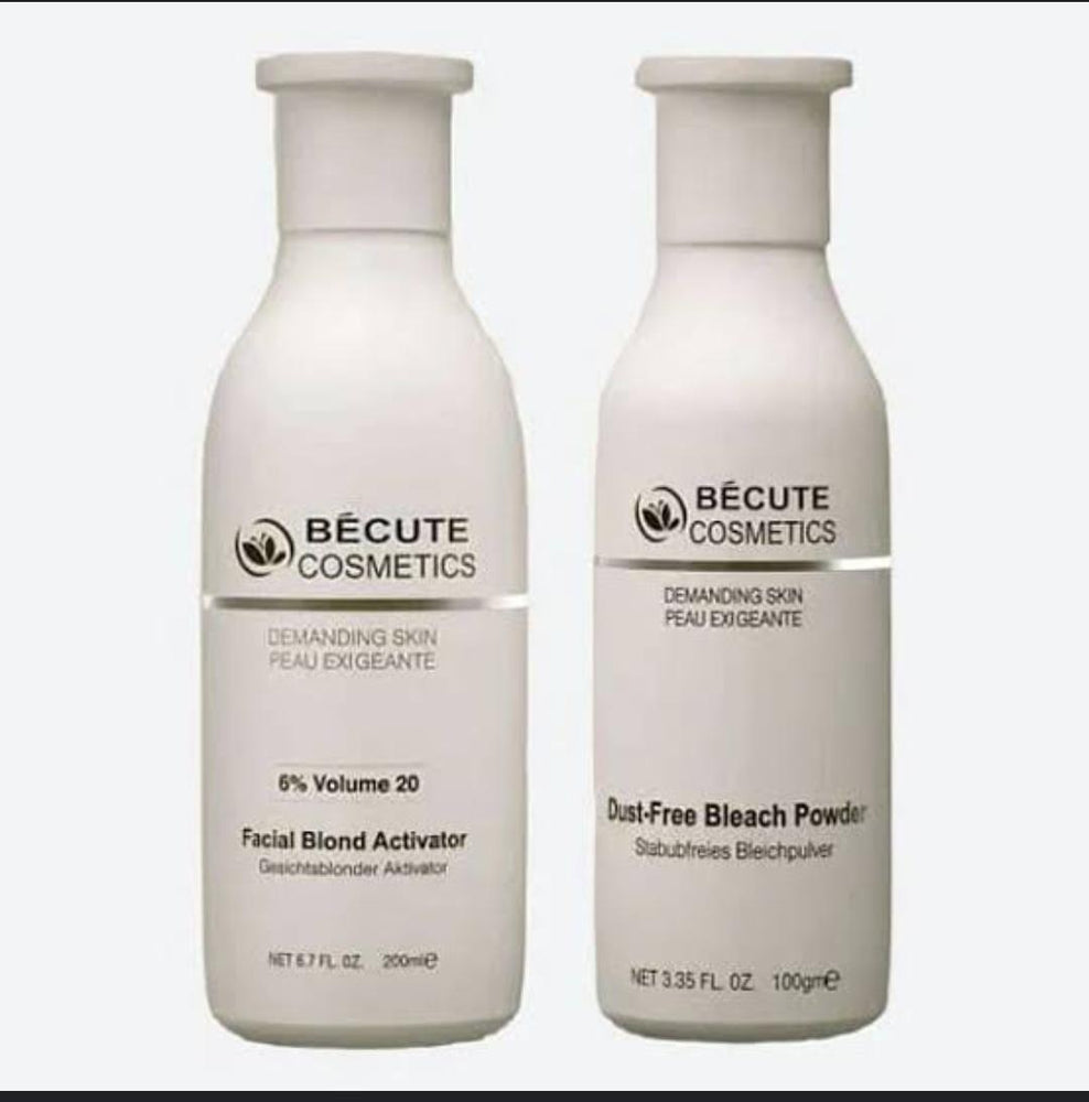 Skincare Bundle: 2 in 1 Facial Blond Activator & Dust-Free Bleach Powder (2 Pcs)