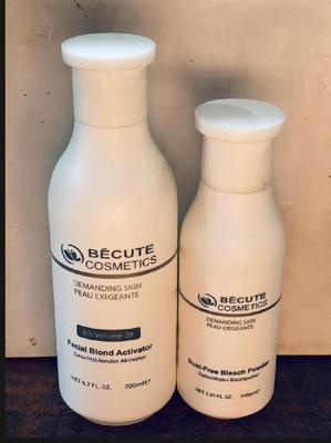 Skincare Bundle: 2 in 1 Facial Blond Activator & Dust-Free Bleach Powder (2 Pcs)