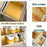Golden Kitchen Foil - 1 Pc | Heat-Resistant, Easy to Clean, Stylish Kitchen Essential