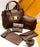 Stylish Leather Hand Bag Set for Girls - 5 Pcs Collection