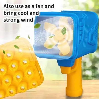 Exciting Multicolor Bubble Gun - 1 Pc Plastic Fun Toy for Kids