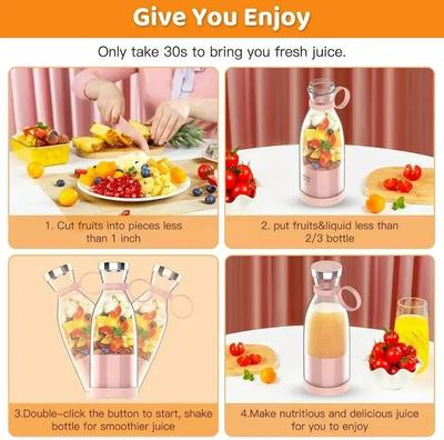 Mini Electric Juicer Blender