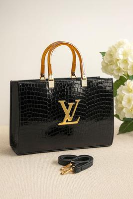 Women's Rexine Textured Tote Bag