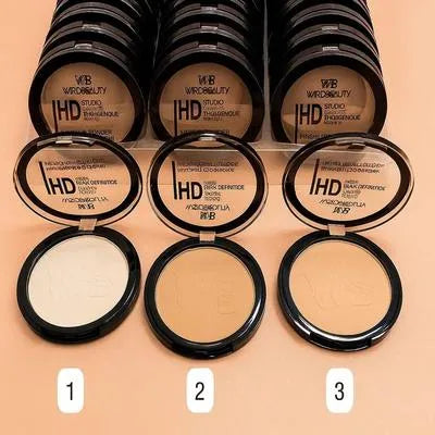High Coverage Black Face Powder - Ultra Pigmented & Long-Lasting, 100g