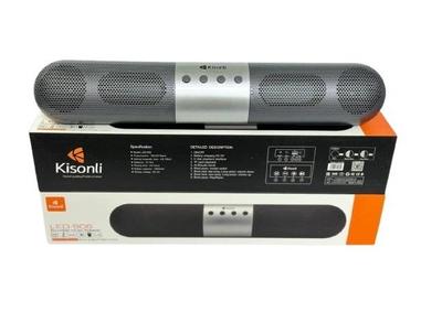 Kisonli LED-906 Wireless Bluetooth Speaker with Woofer, LED Light, BT 5.0