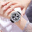 Stylish Women's Quartz Bracelet Watch - Water Resistant, 1 Pc