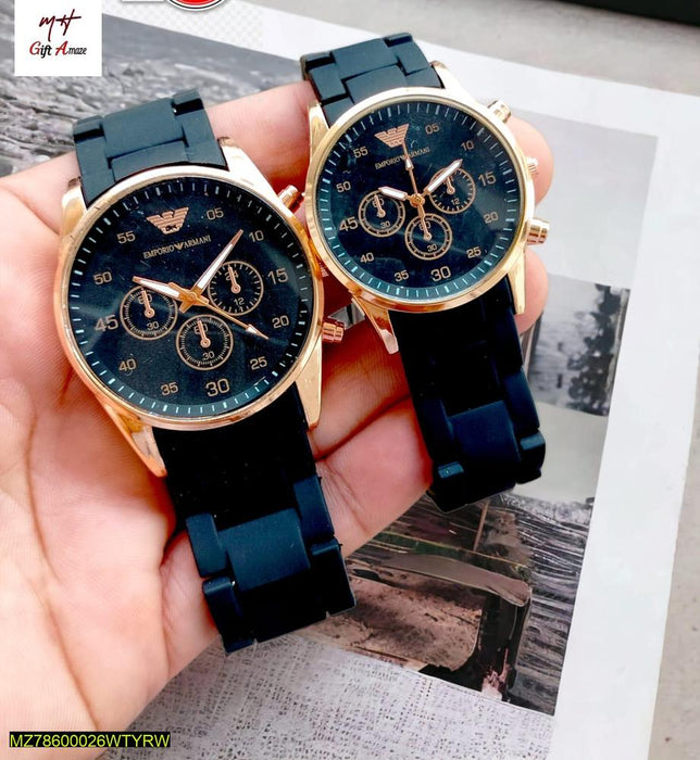 Men's Classic Analogue Watch, Pair