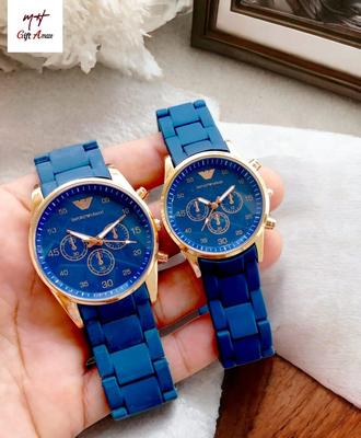 Men's Classic Analogue Watch, Pair
