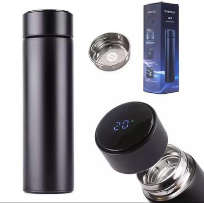 Smart Thermos Water Bottle With LED Digital Temperature Display, 500 Ml