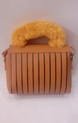 Girl's Rexine Printed Hand Bag